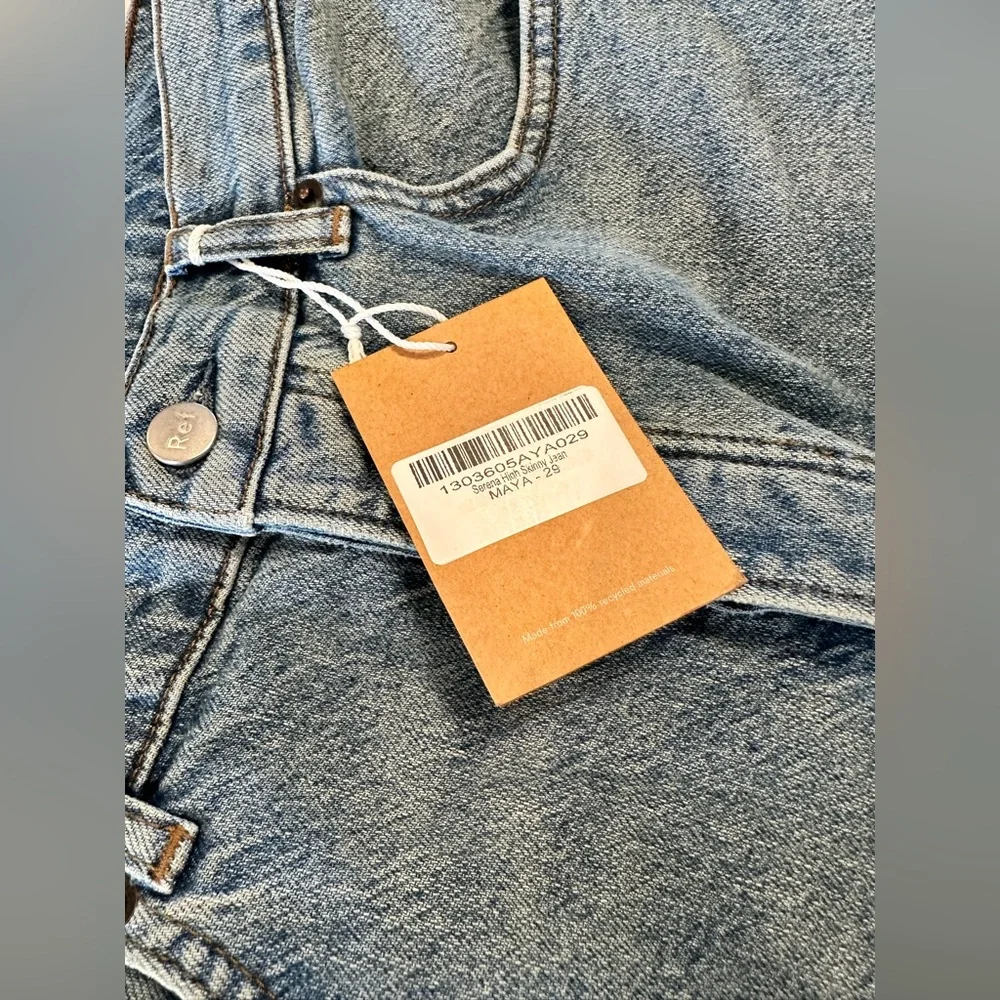 Reformation Serena High Skinny Jeans color Maya size 29 NWT - Picture 12 of 17